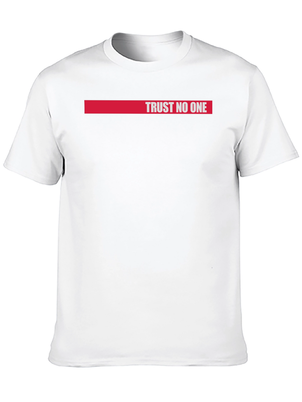 Trust No One Graphic Tee - Black
