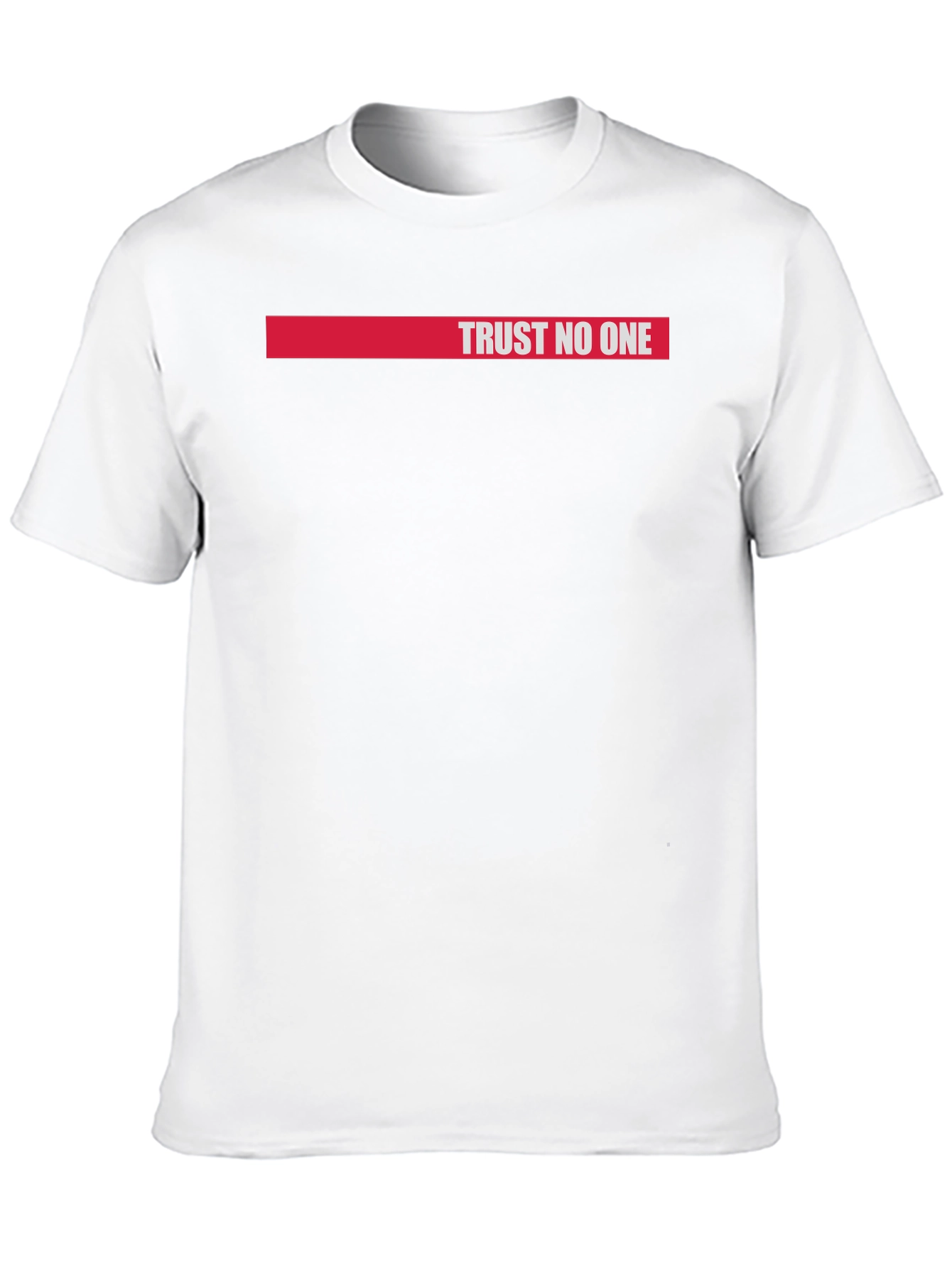 Trust No One Graphic Tee - Black