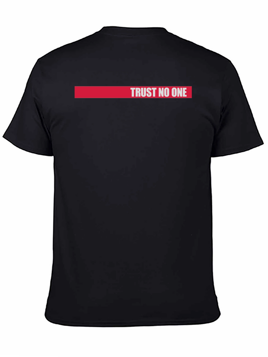 Trust No One Graphic Tee - Black
