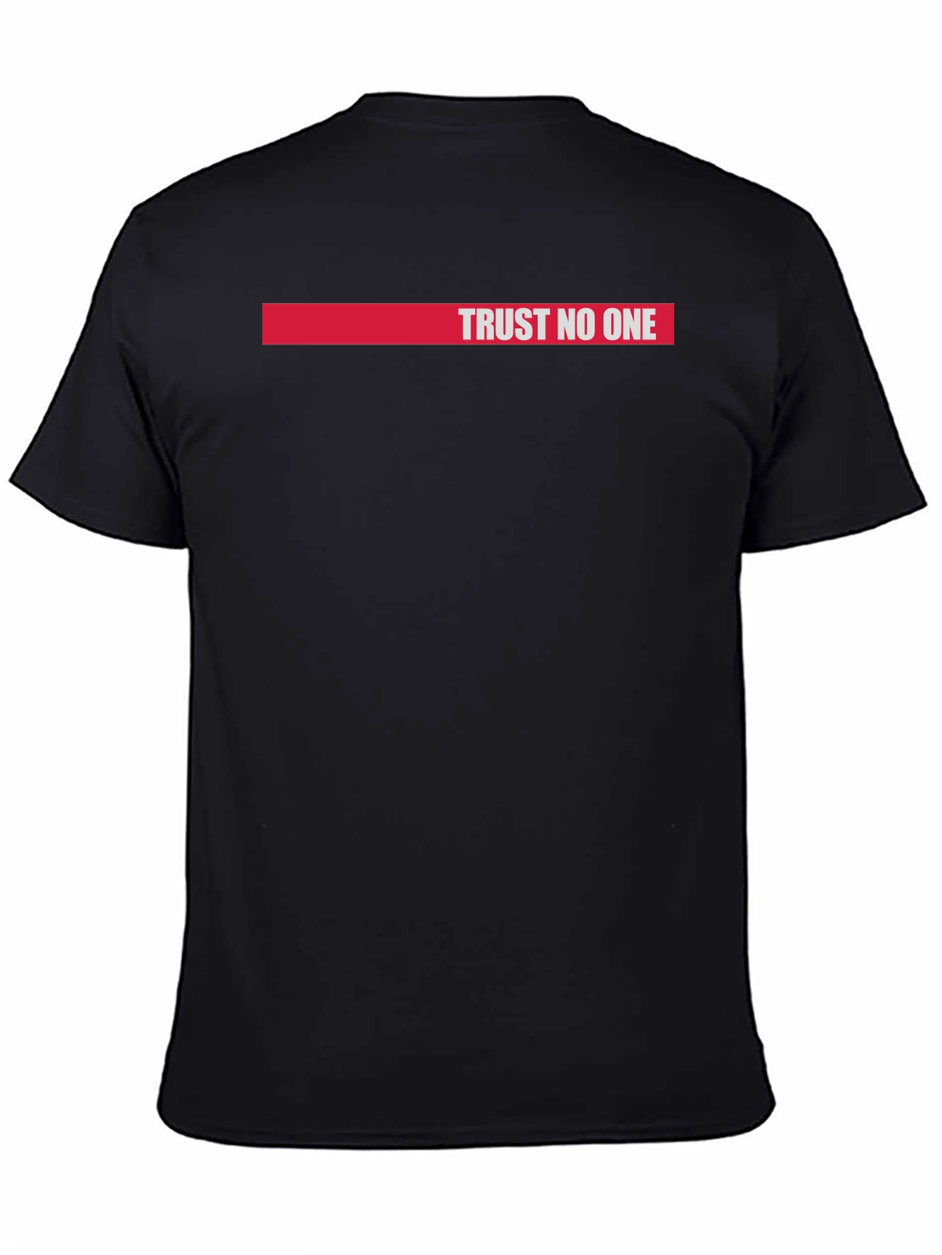 Trust No One Graphic Tee - Black