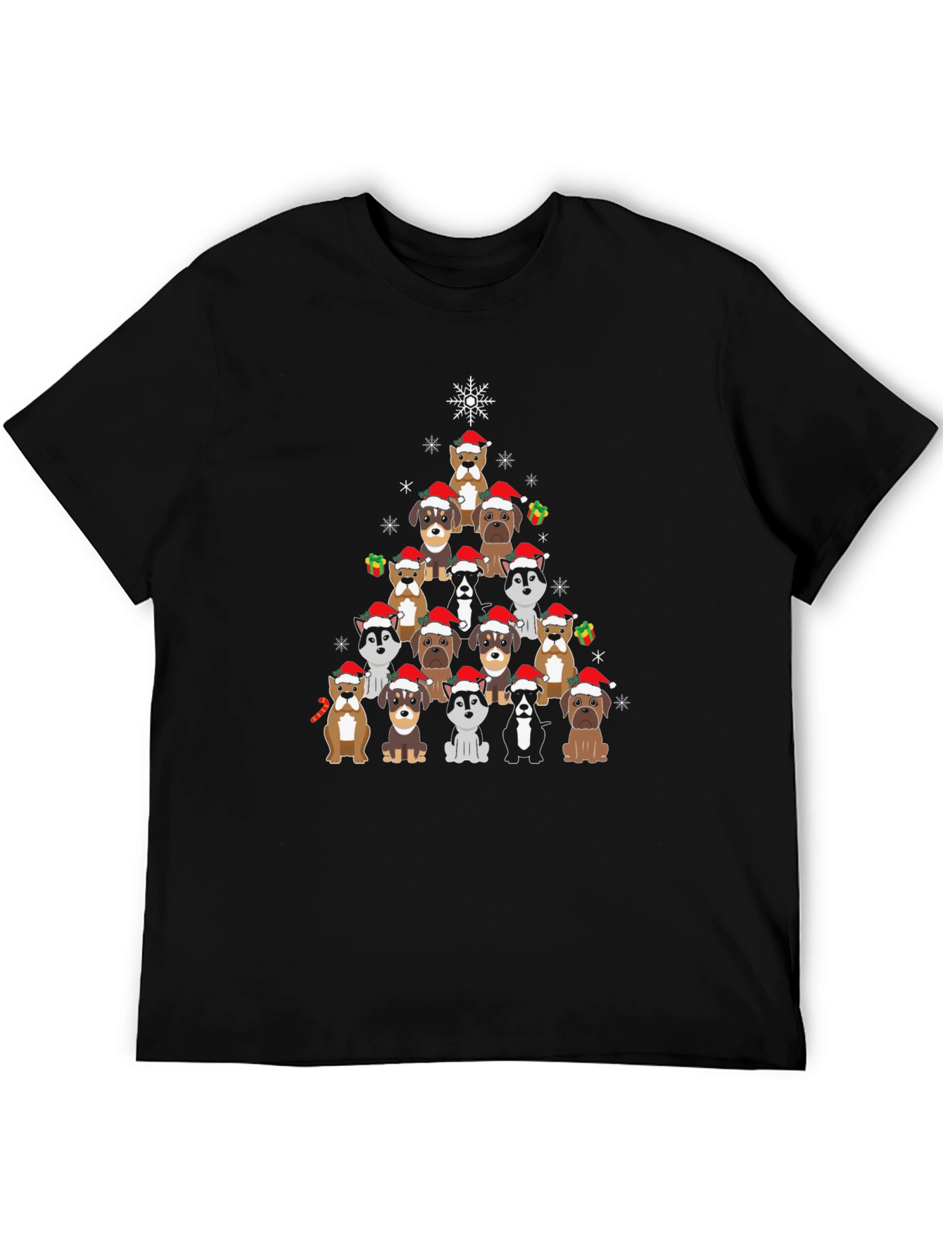 Christmas Dog Tree Graphic Tee