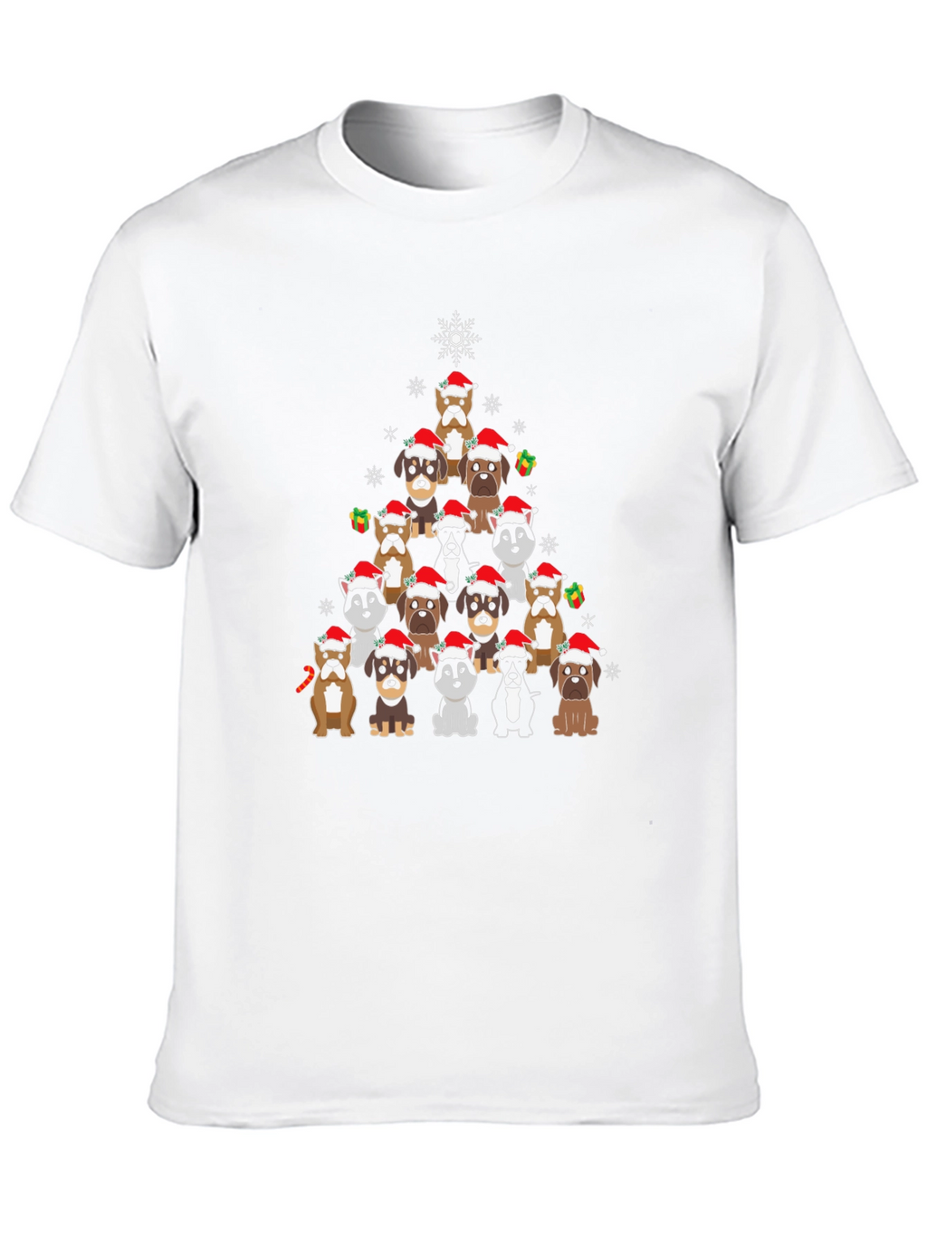 Christmas Dog Tree Graphic Tee