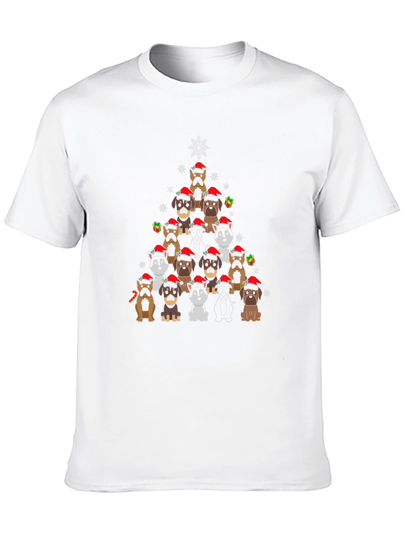 Christmas Dog Tree Graphic Tee