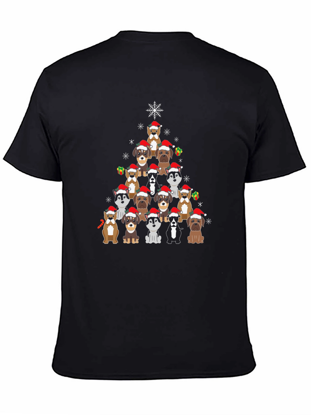 Christmas Dog Tree Graphic Tee