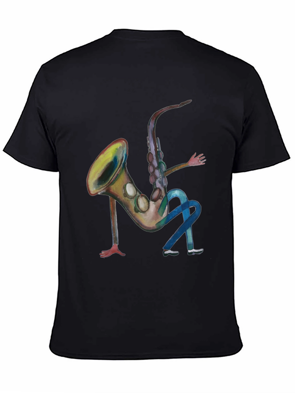 Saxophone Man Graphic T-Shirt