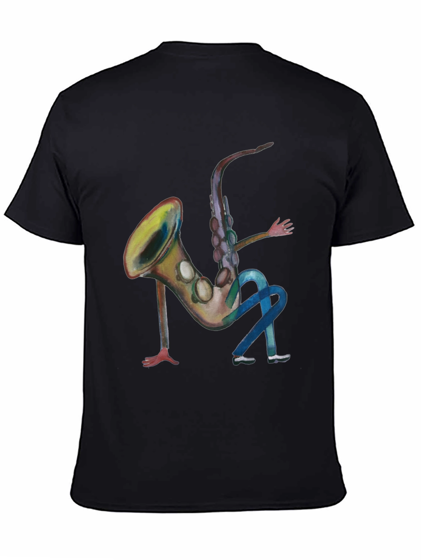 Saxophone Man Graphic T-Shirt