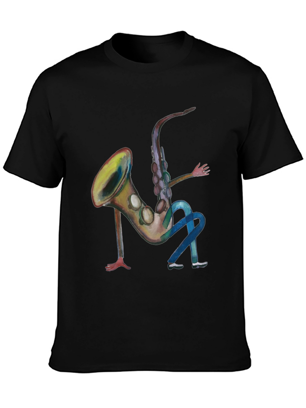 Saxophone Man Graphic T-Shirt