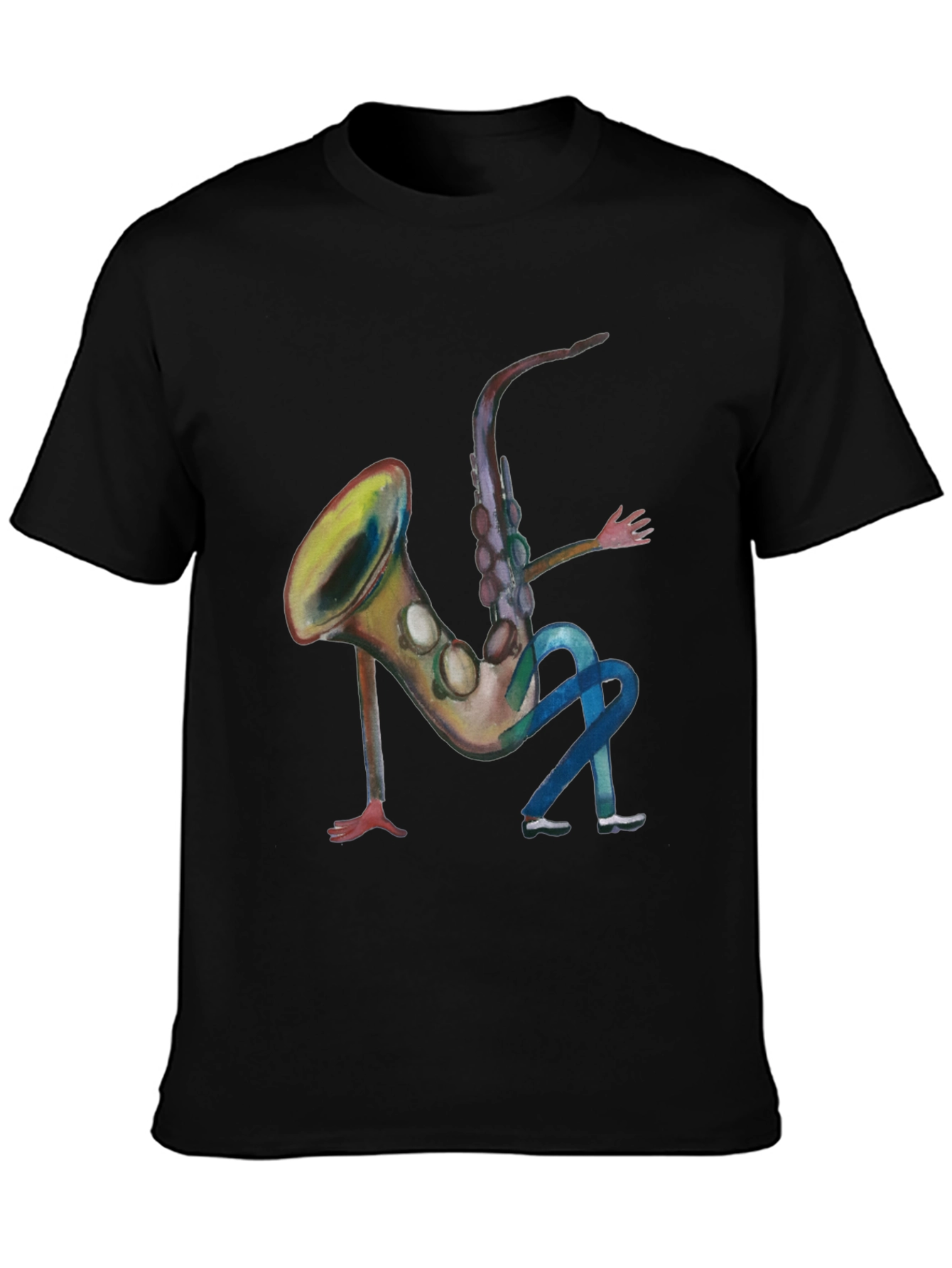 Saxophone Man Graphic T-Shirt