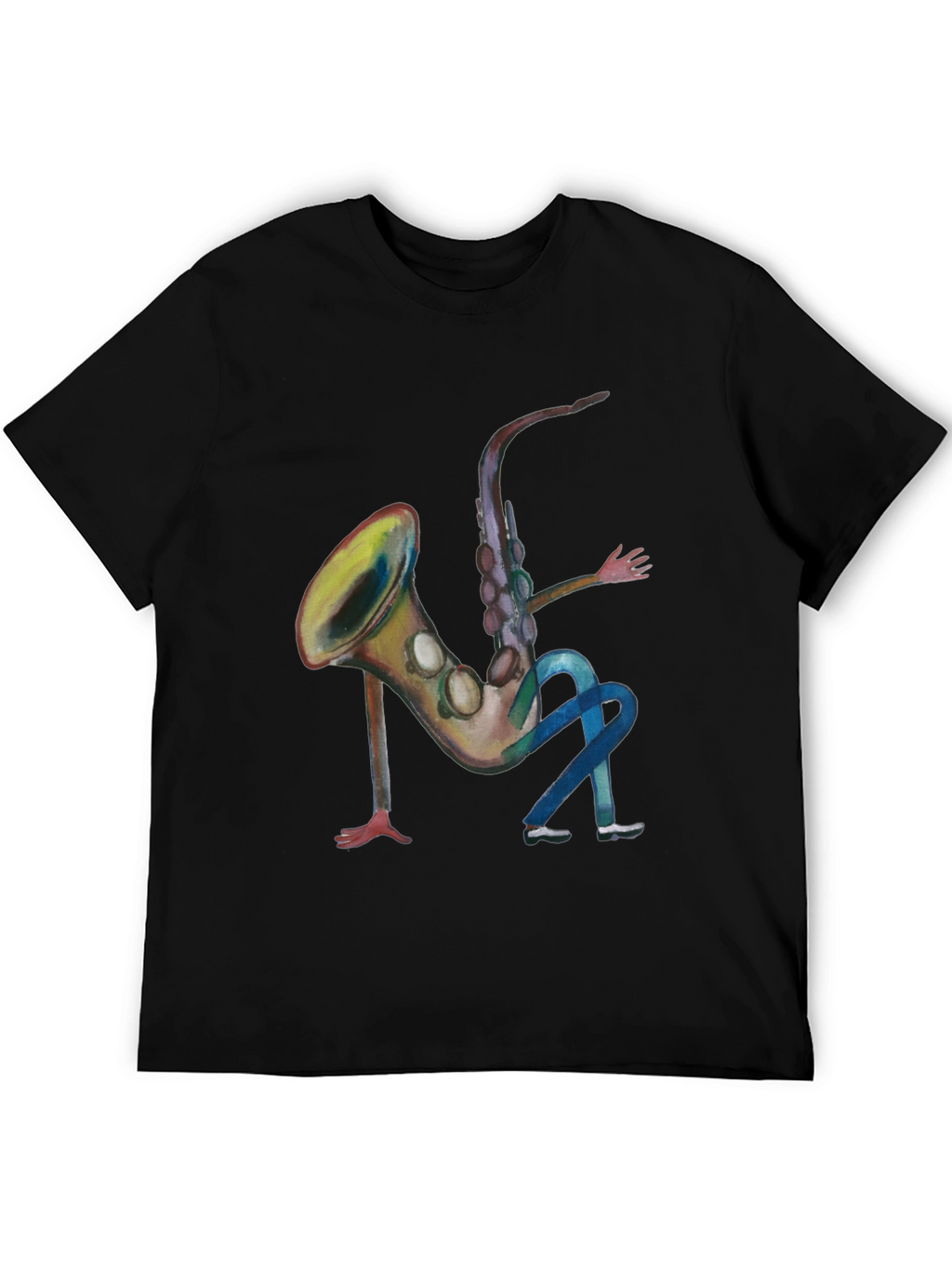 Saxophone Man Graphic T-Shirt