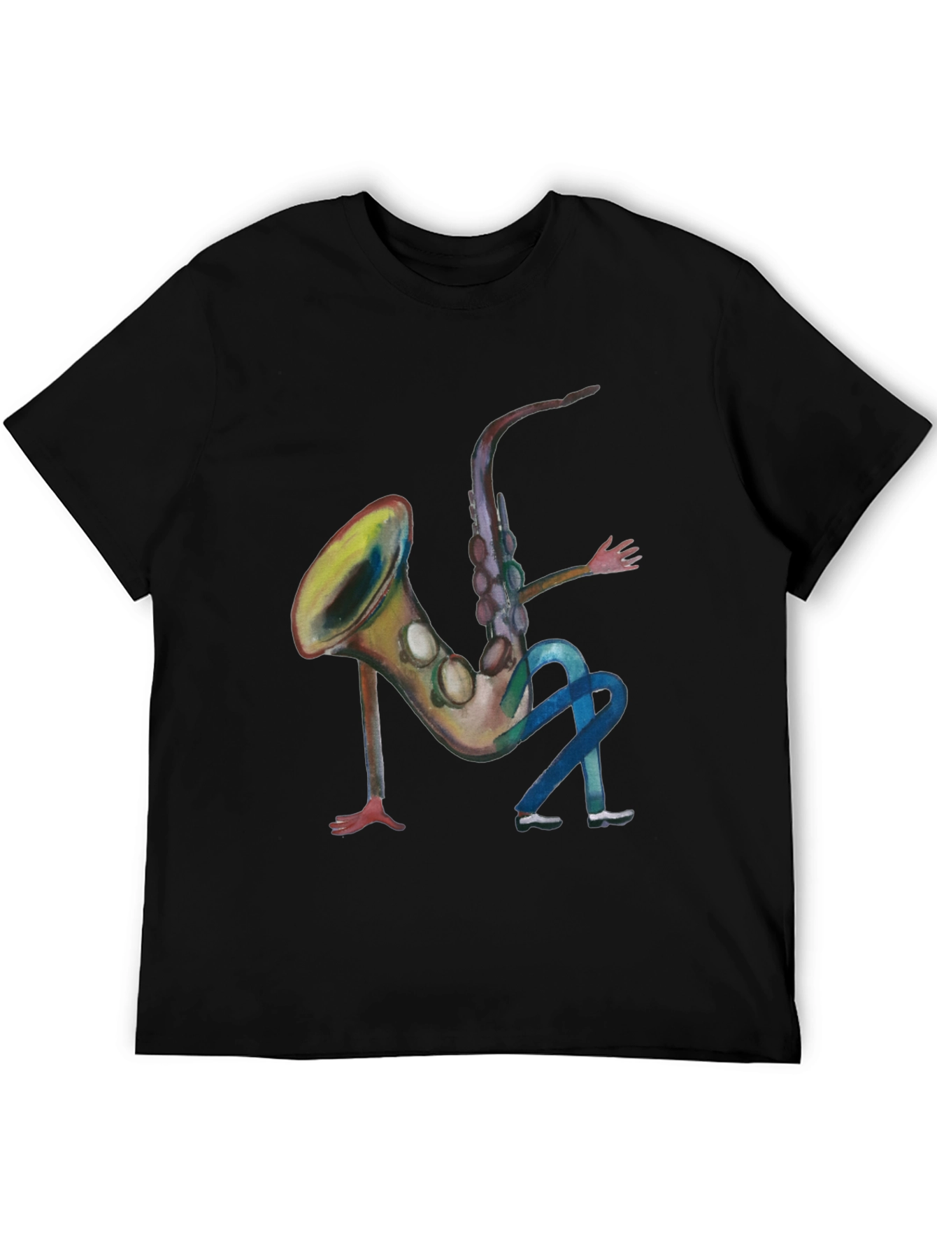 Saxophone Man Graphic T-Shirt