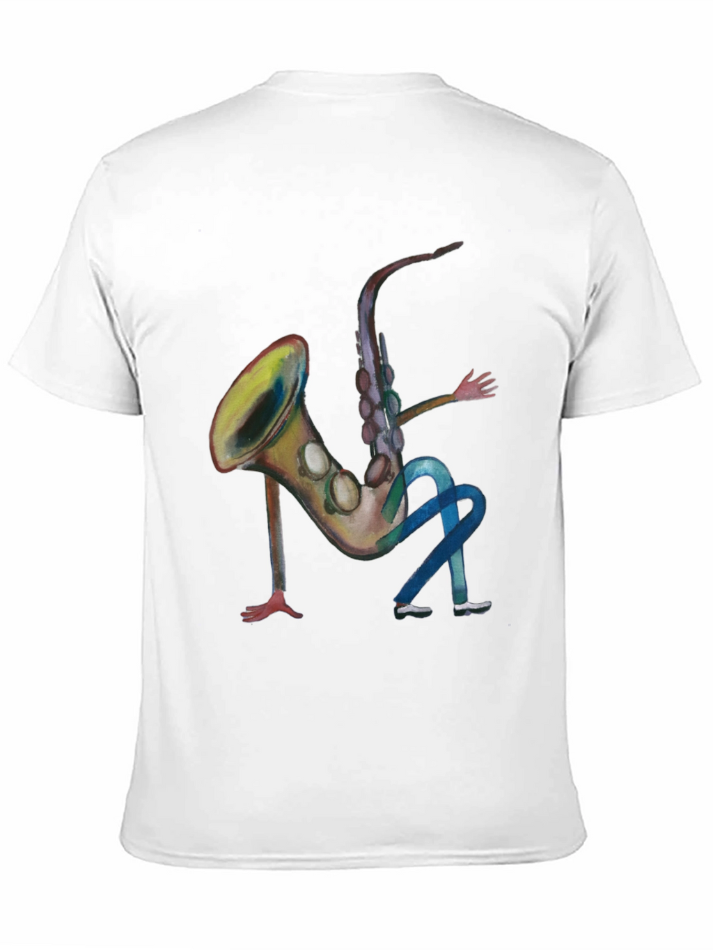 Saxophone Man Graphic T-Shirt