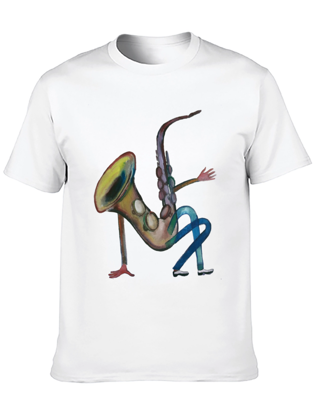 Saxophone Man Graphic T-Shirt