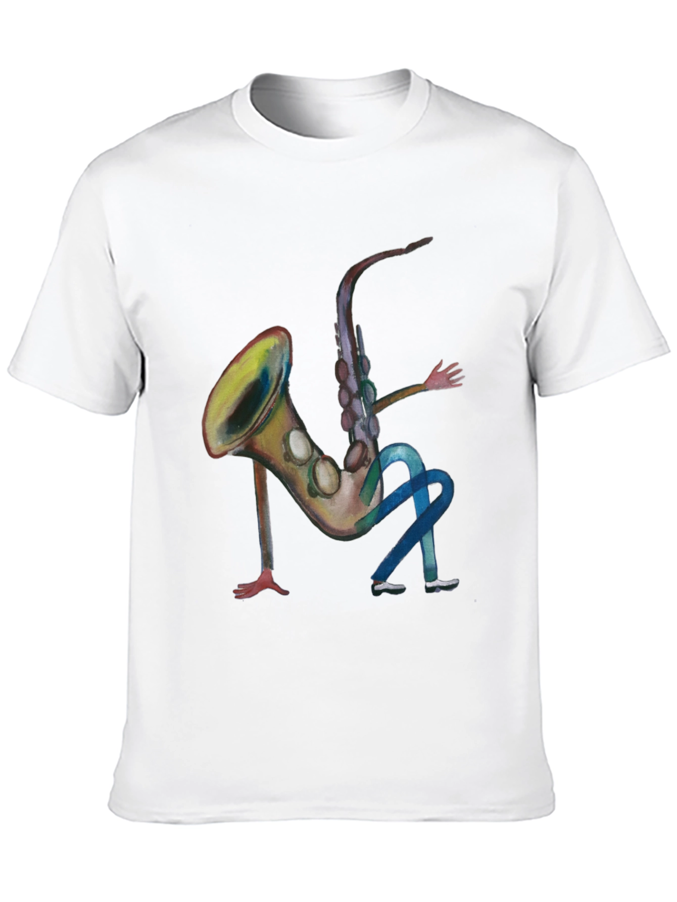 Saxophone Man Graphic T-Shirt