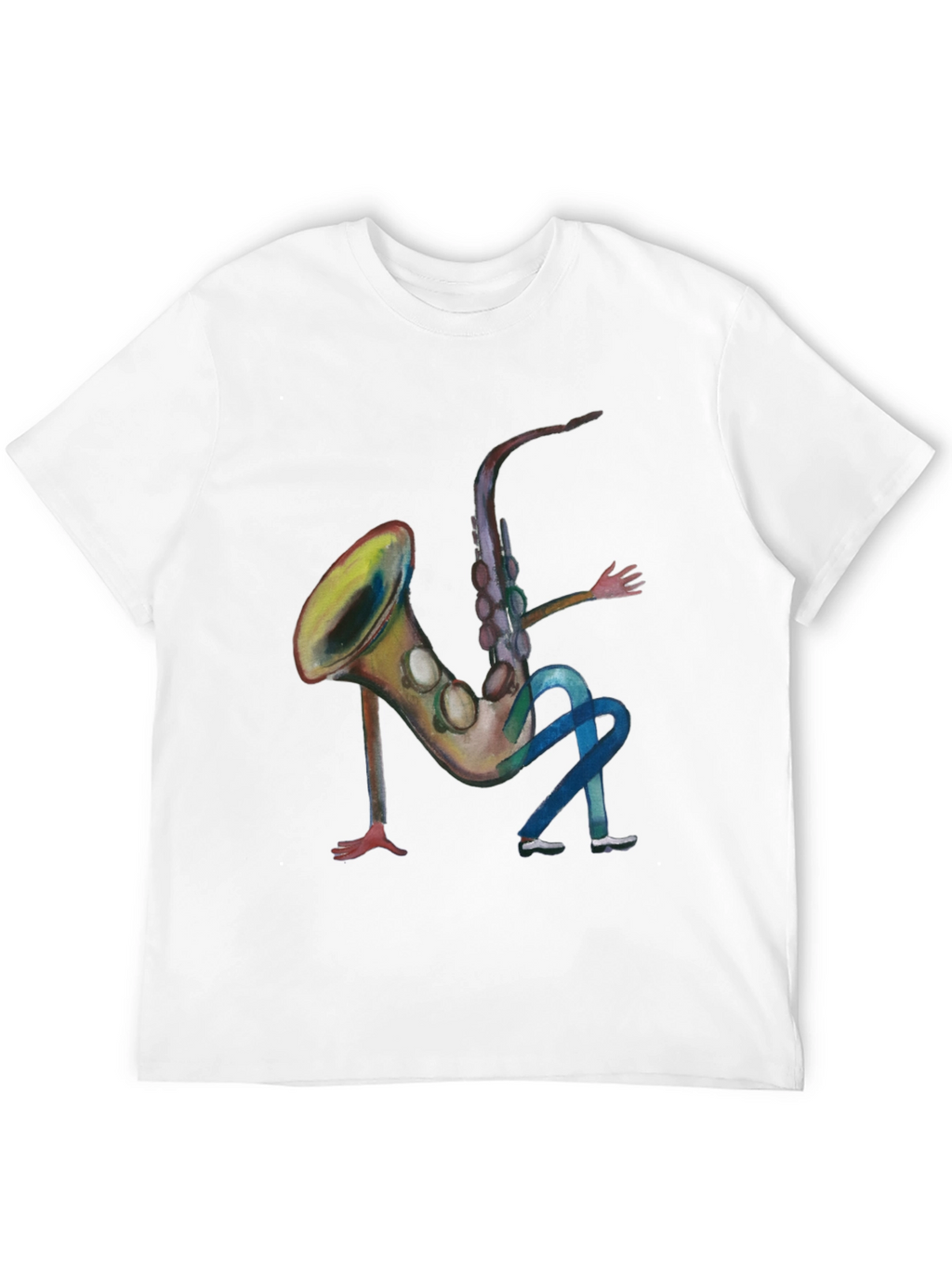 Saxophone Man Graphic T-Shirt