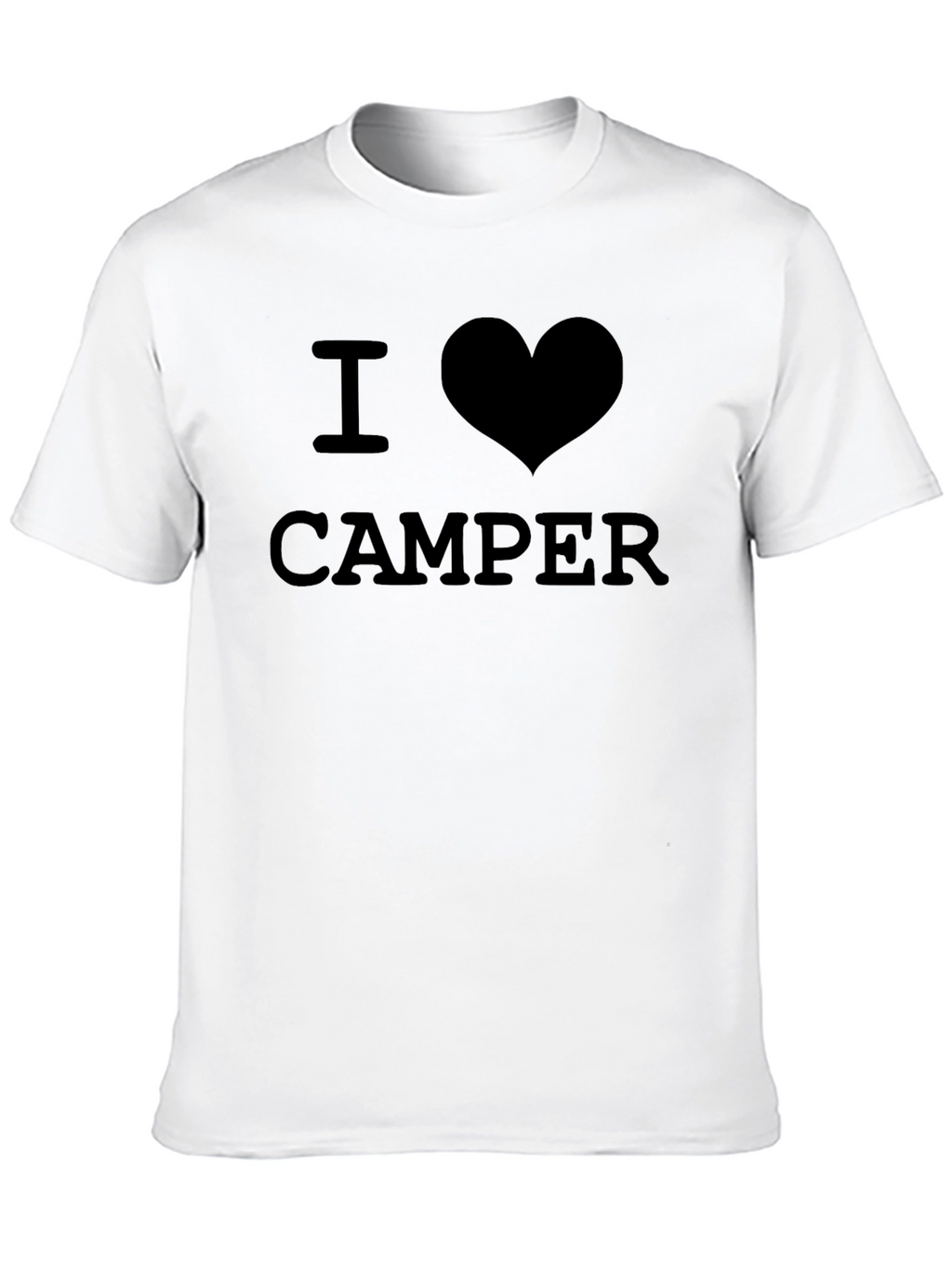 I Heart Camper Black T-Shirt