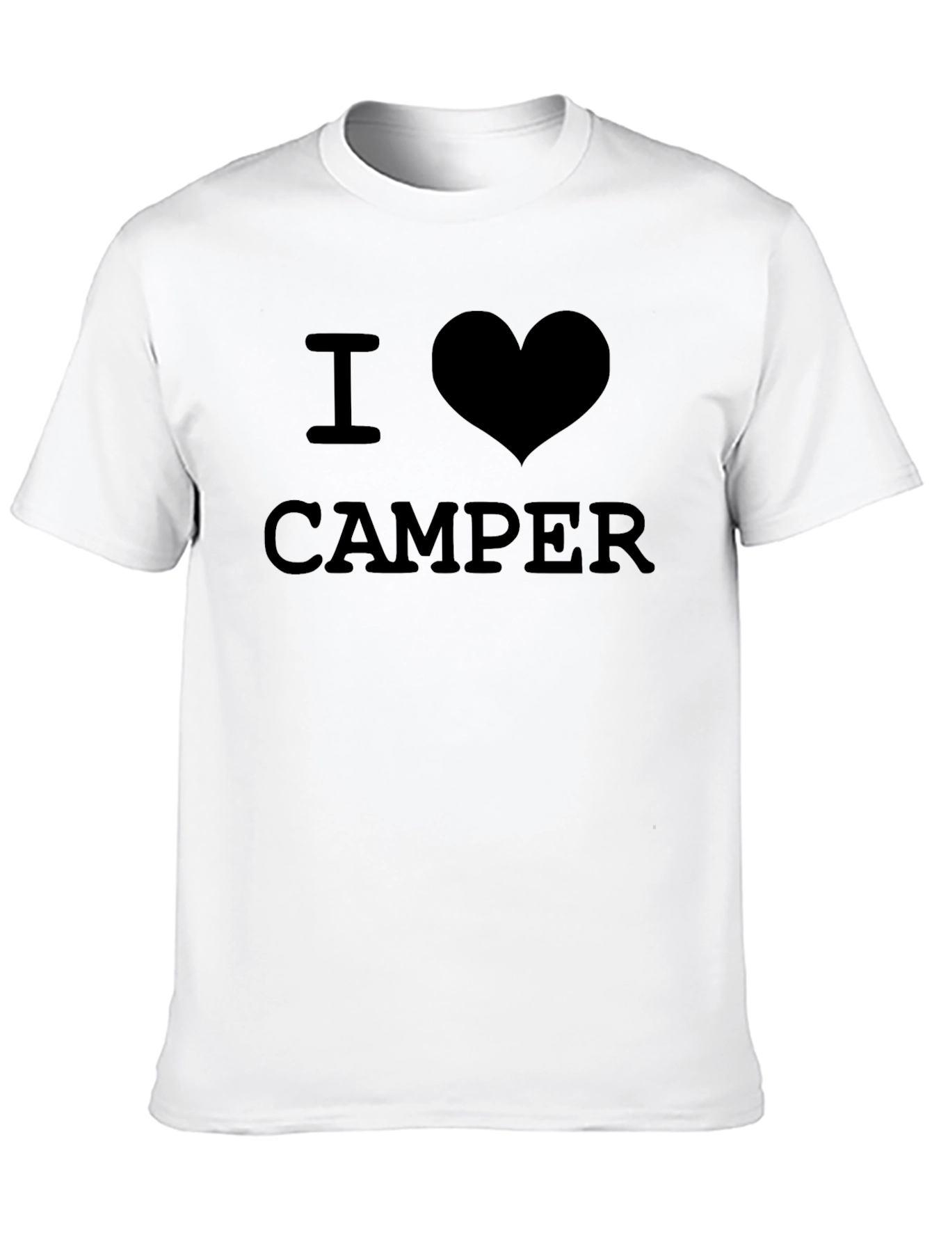 I Heart Camper Black T-Shirt