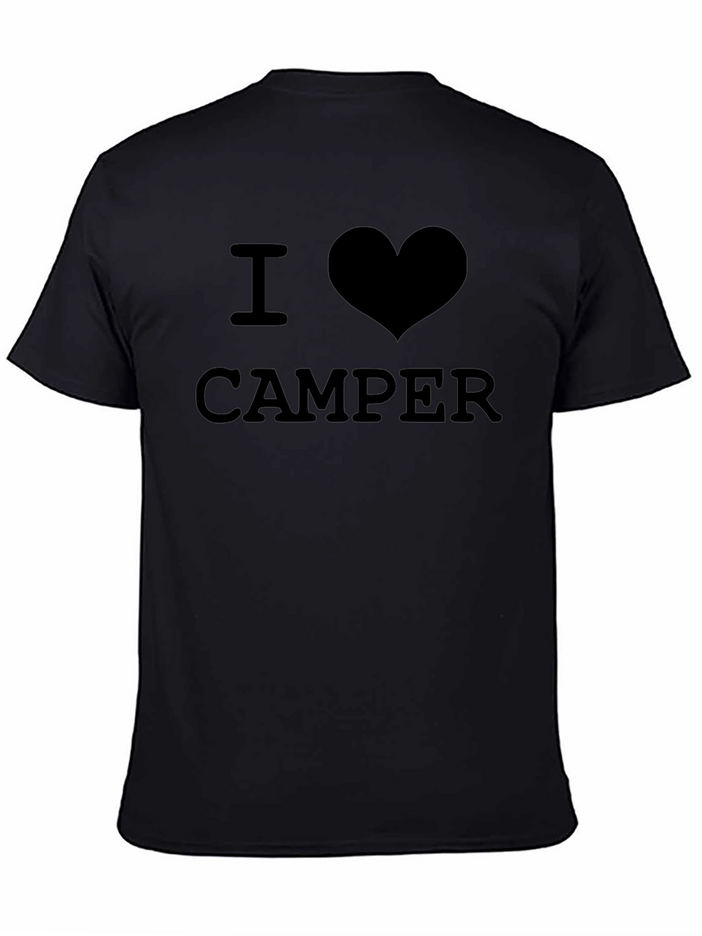 I Heart Camper Black T-Shirt