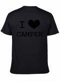 I Heart Camper Black T-Shirt