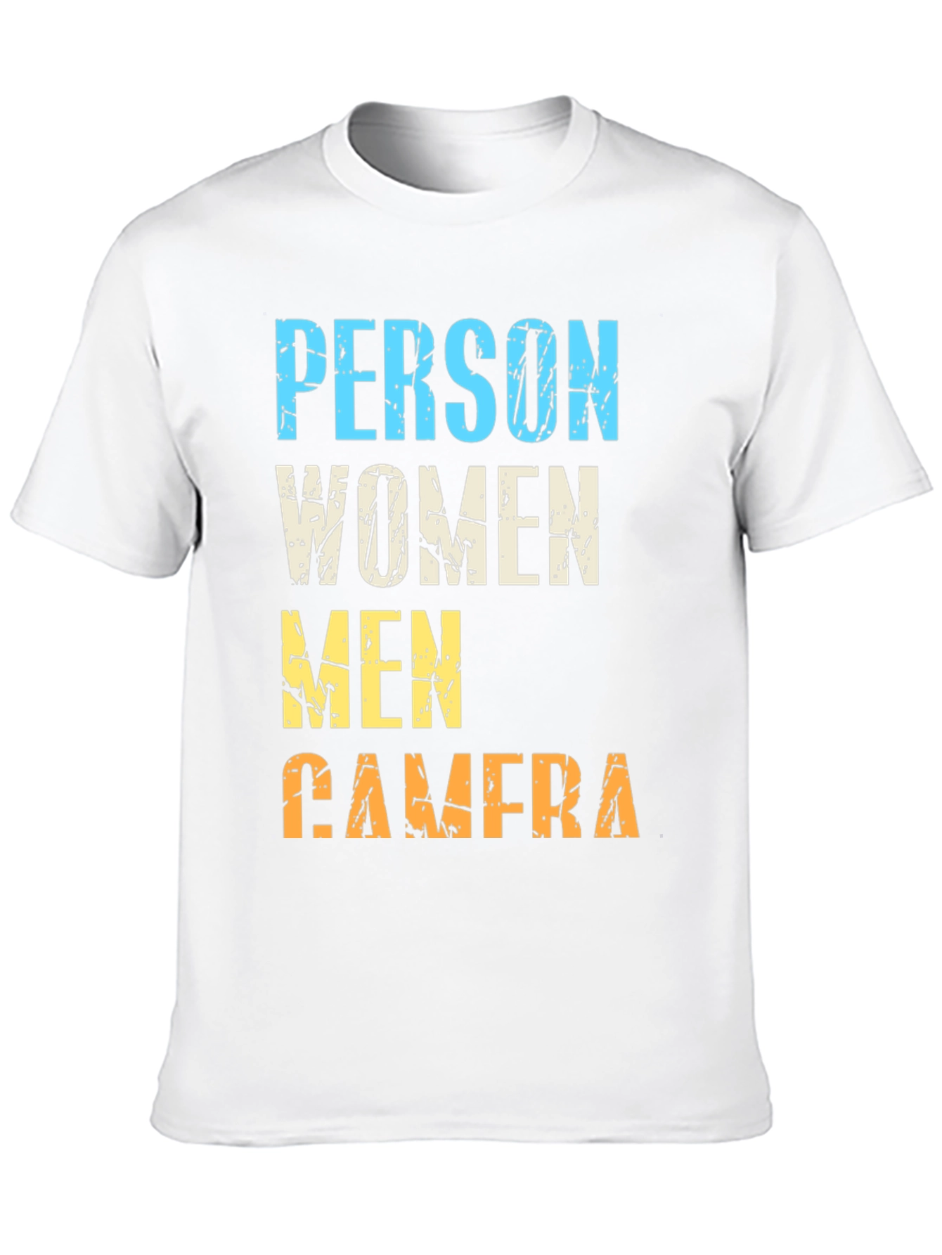Person Woman Men Camera T-Shirt