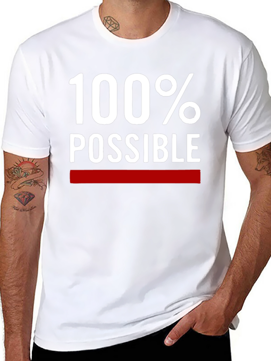 100% Possible Graphic Tee - Motivational T-Shirt