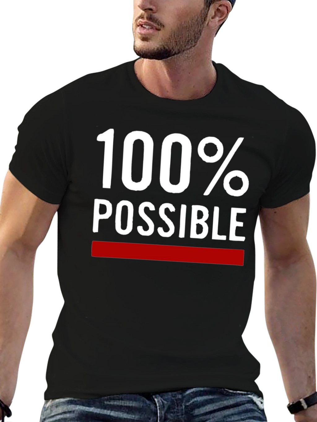 100% Possible Graphic Tee - Motivational T-Shirt