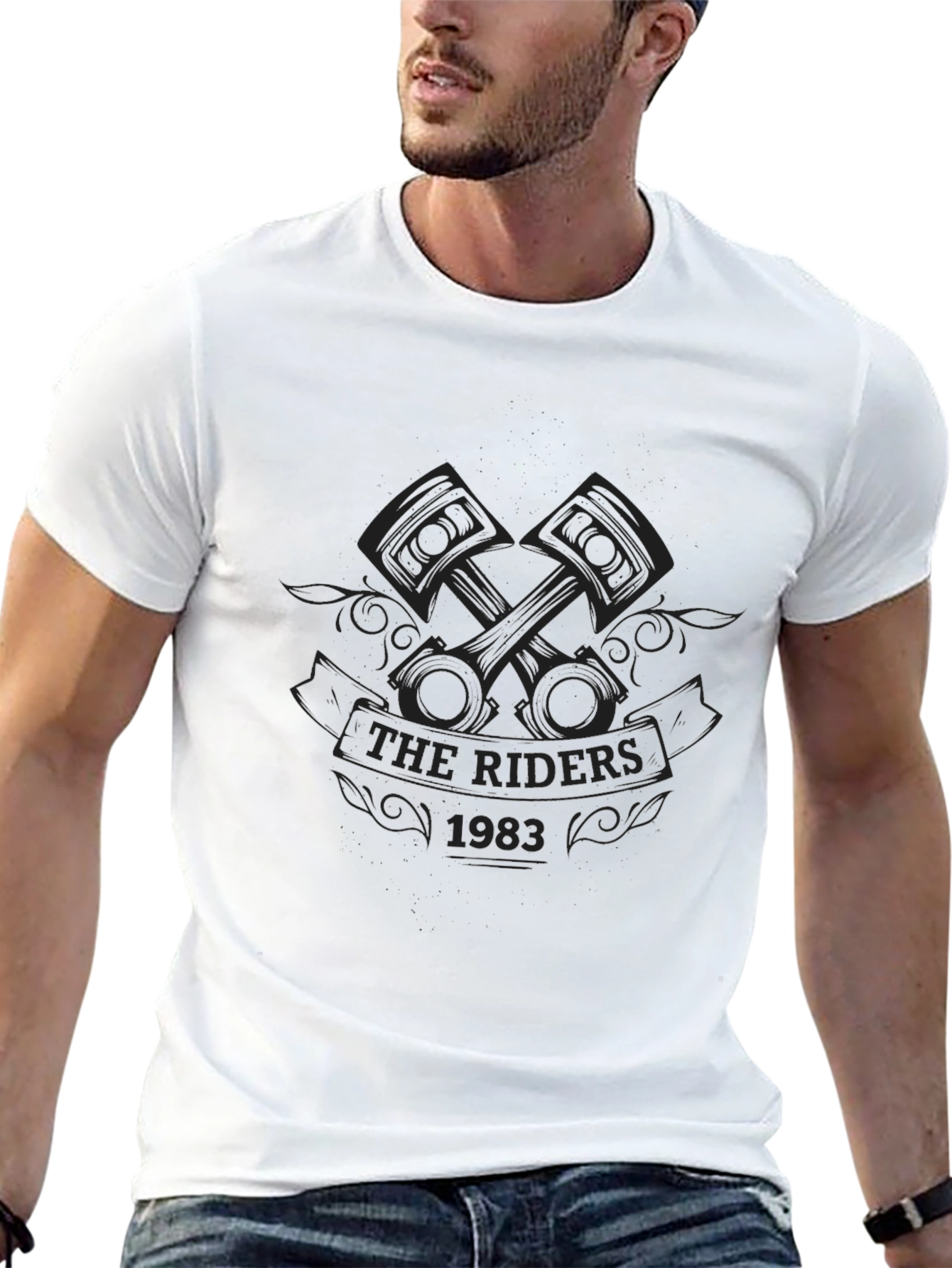 The Riders 1983 Black Graphic Tee