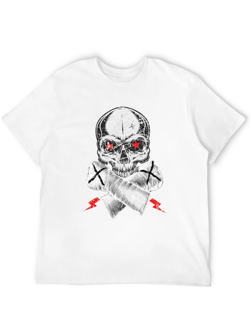Skull & Crossed Axes Graphic Tee - Edgy Style
