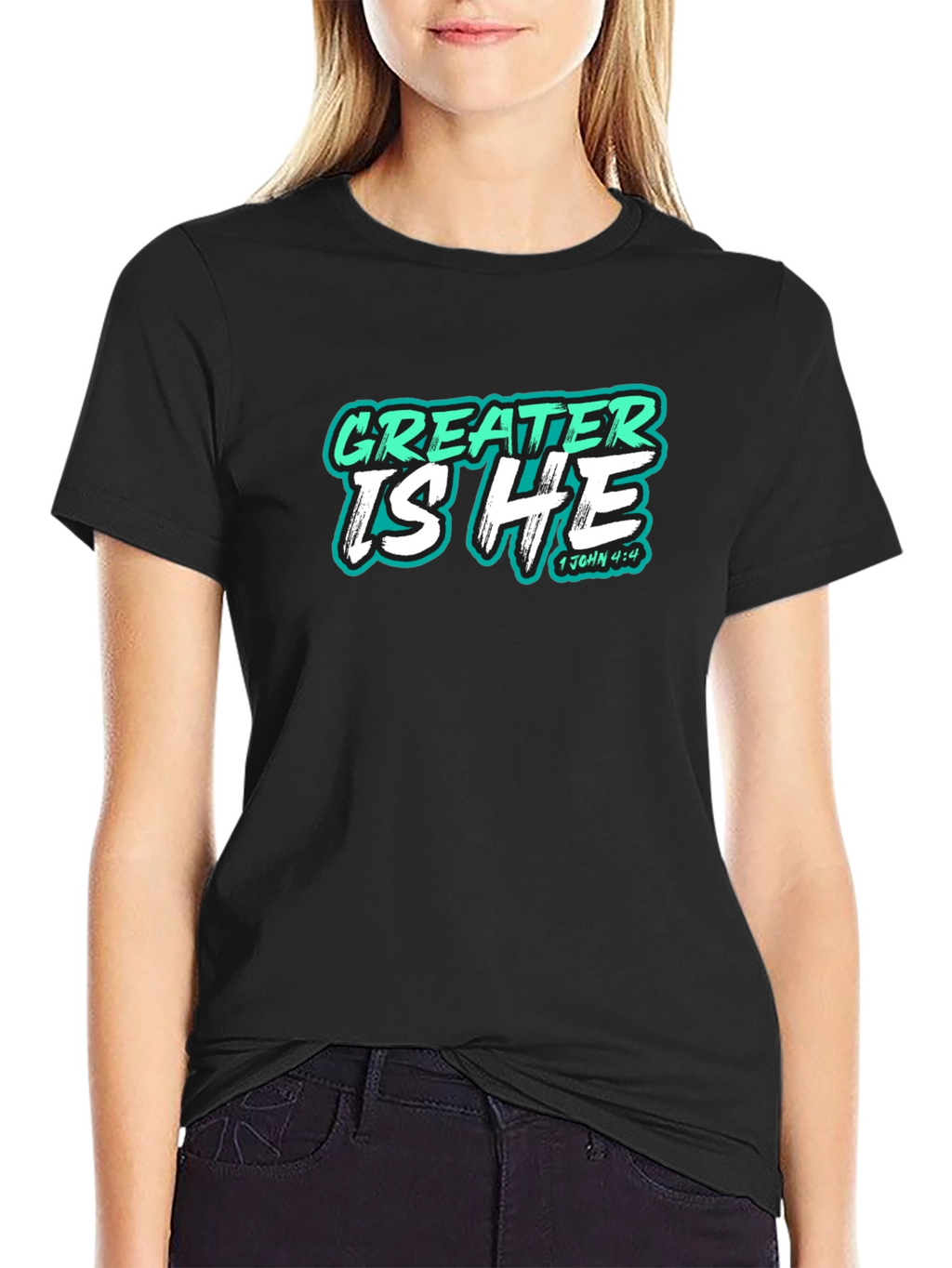Greater Is He Christian T-Shirt
