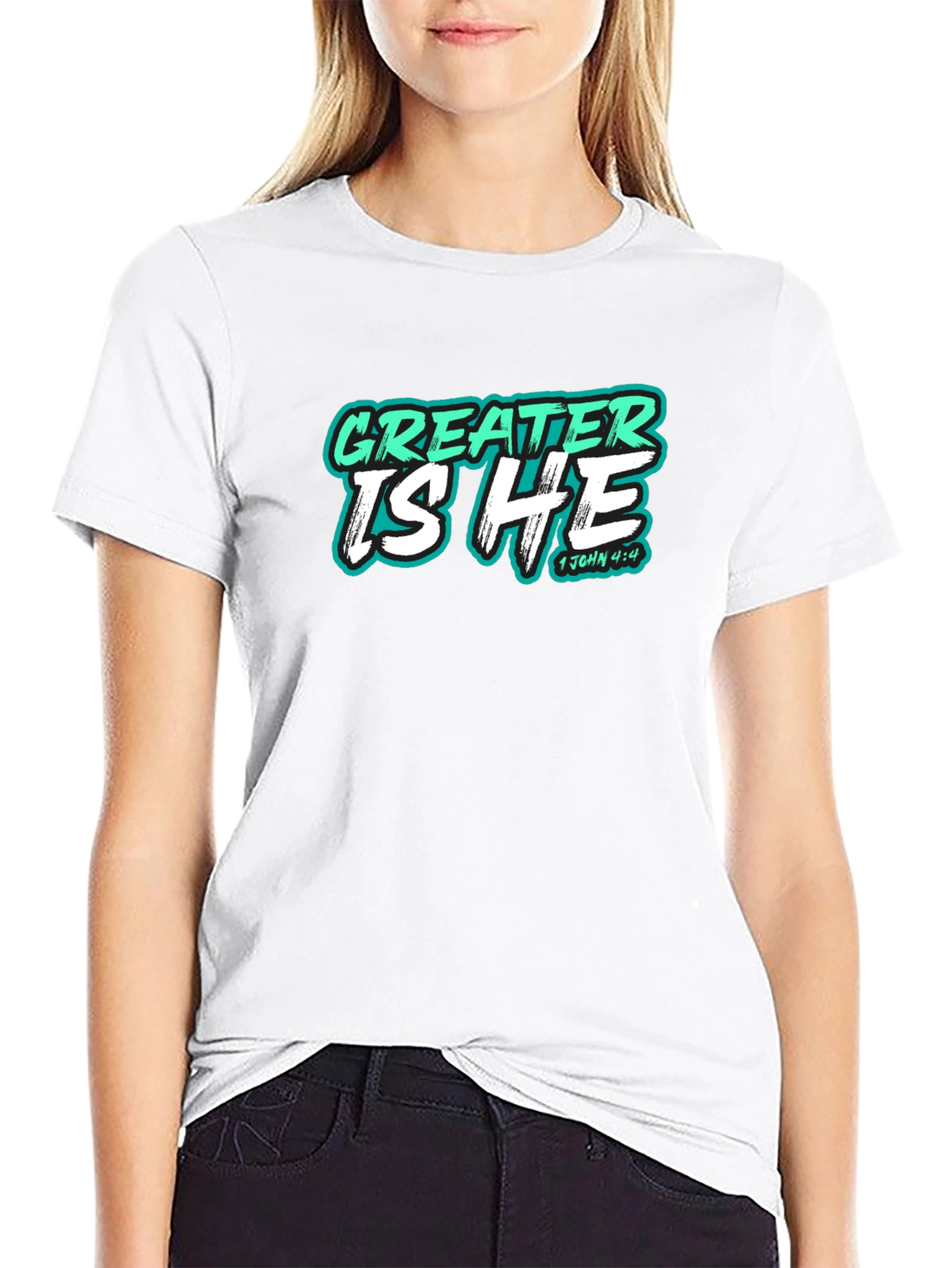 Greater Is He Christian T-Shirt
