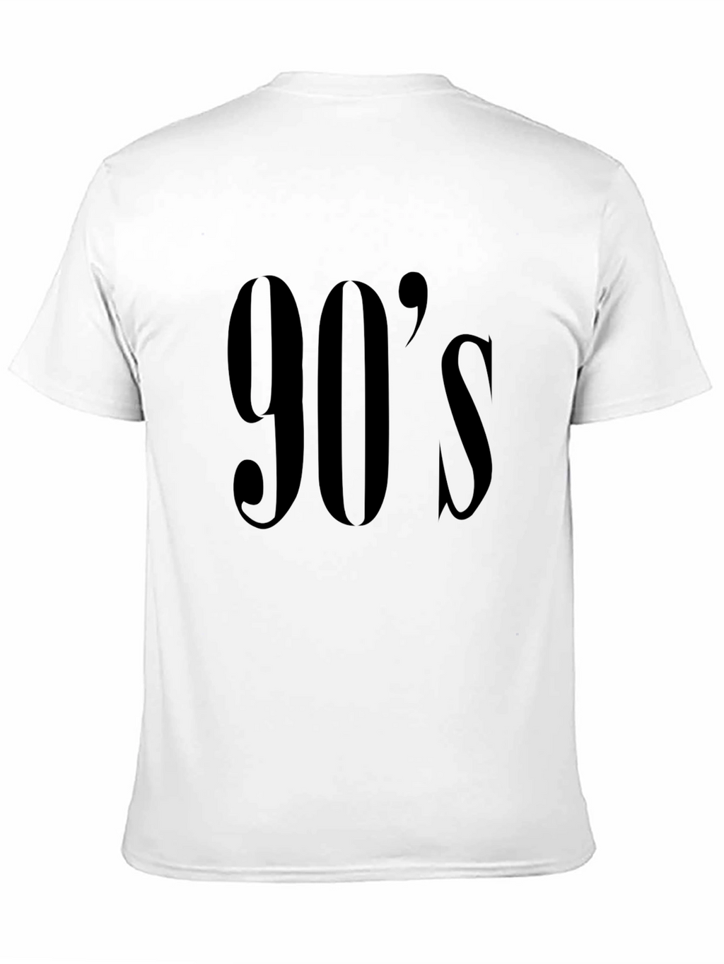 90s Style Black Tee
