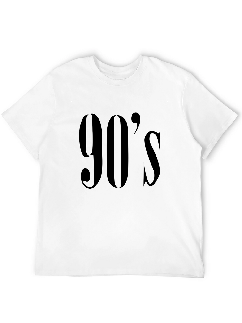 90s Style Black Tee