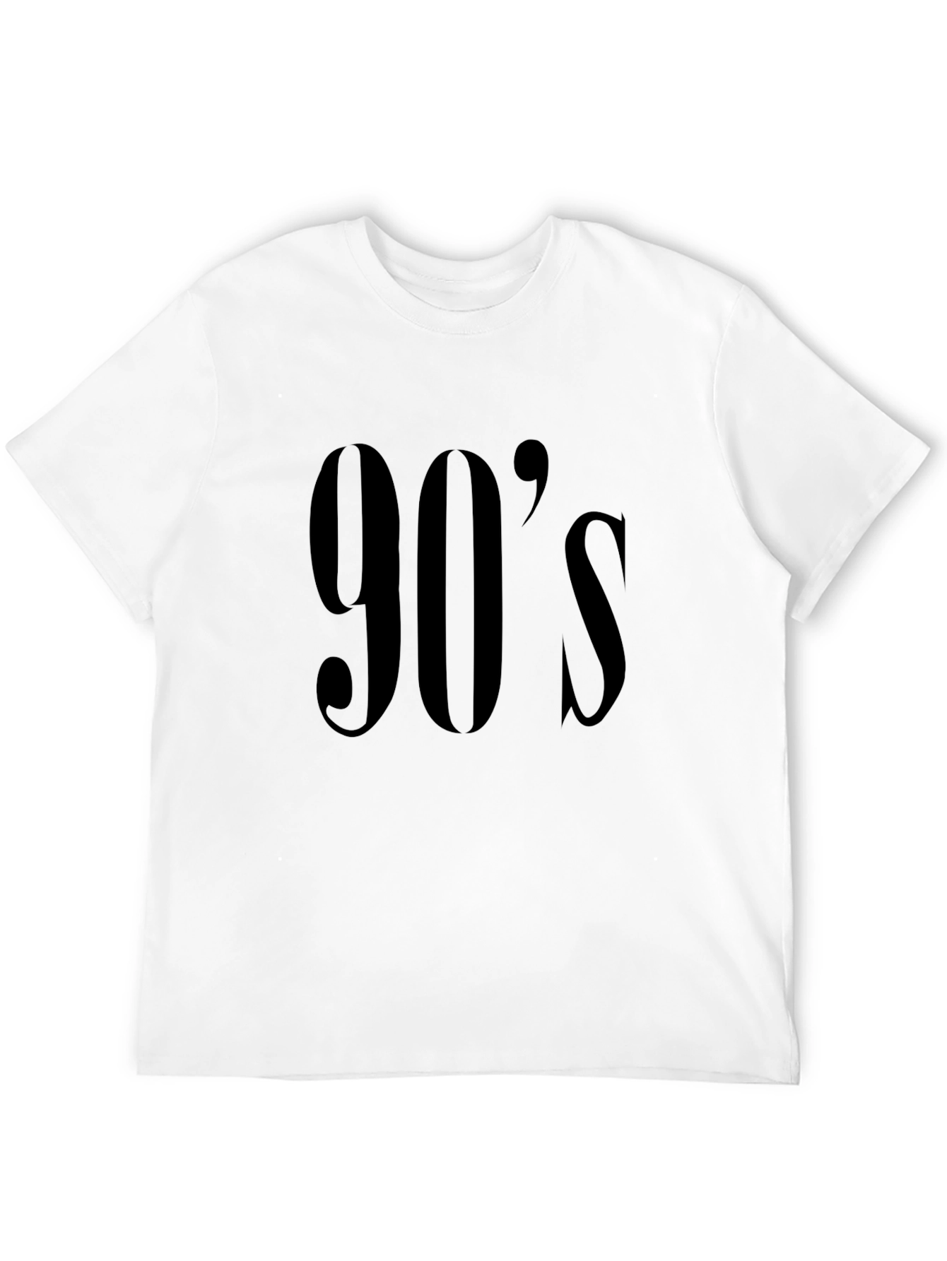 90s Style Black Tee