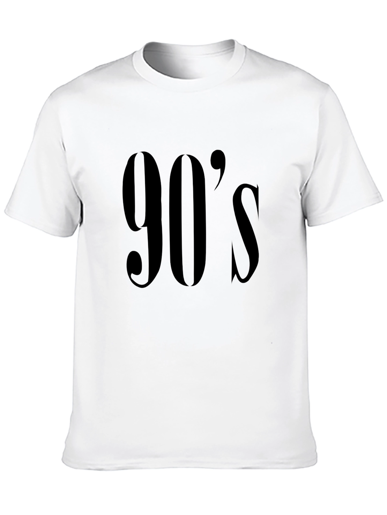 90s Style Black Tee