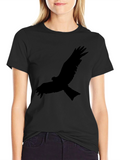 Black Bird Graphic Tee - Mens Crew Neck T-Shirt