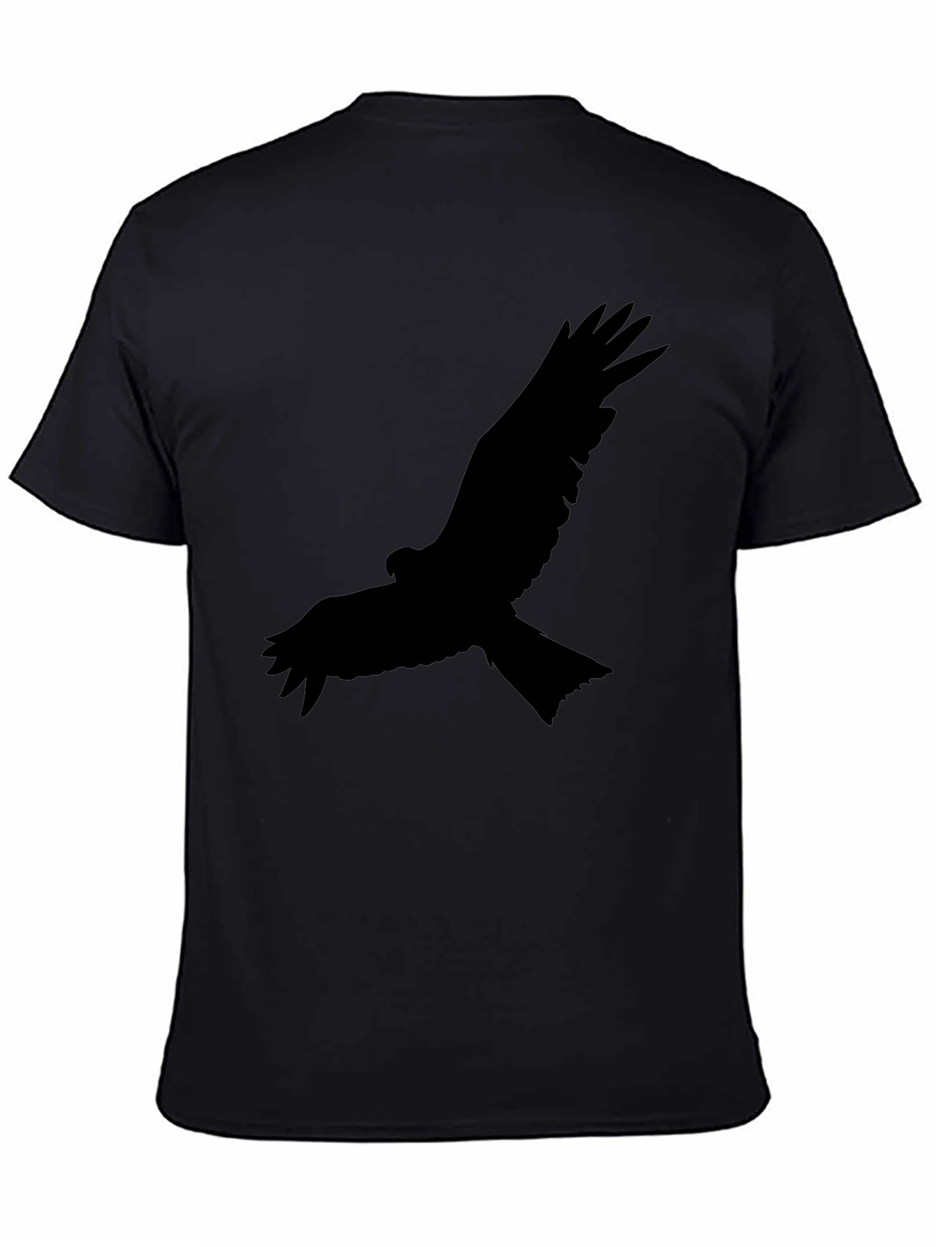Black Bird Graphic Tee - Mens Crew Neck T-Shirt