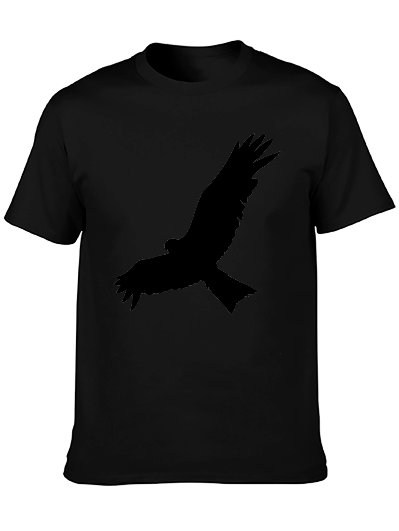 Black Bird Graphic Tee - Mens Crew Neck T-Shirt