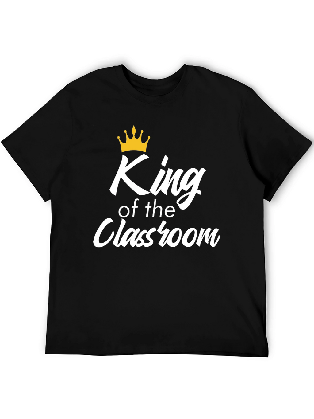 King of the Classroom Graphic T-Shirt - Black