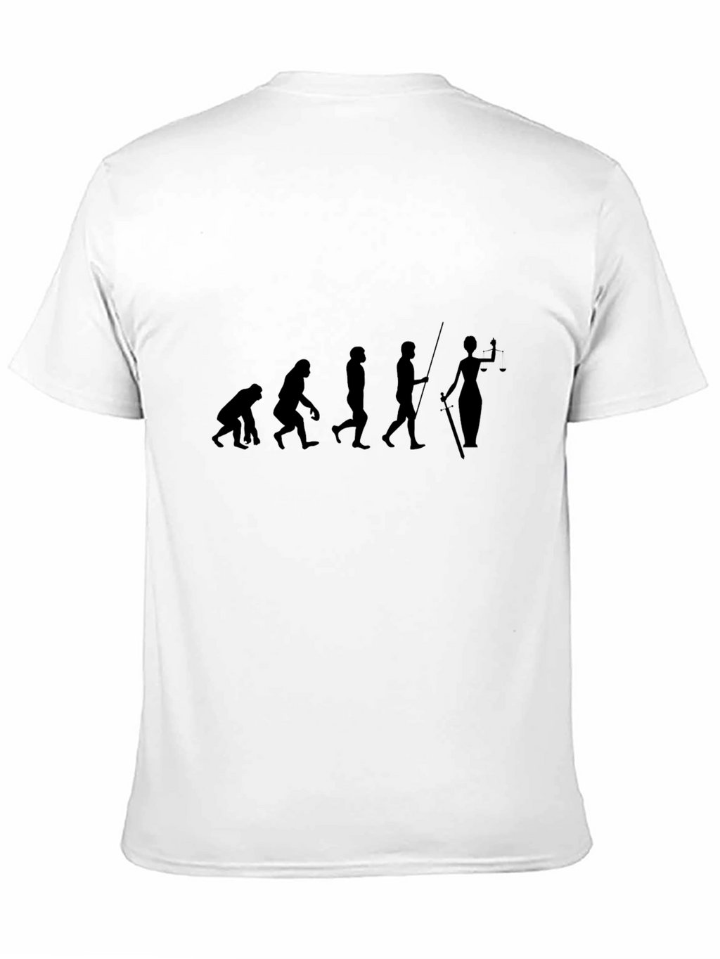 Evolution of Justice Black T-Shirt