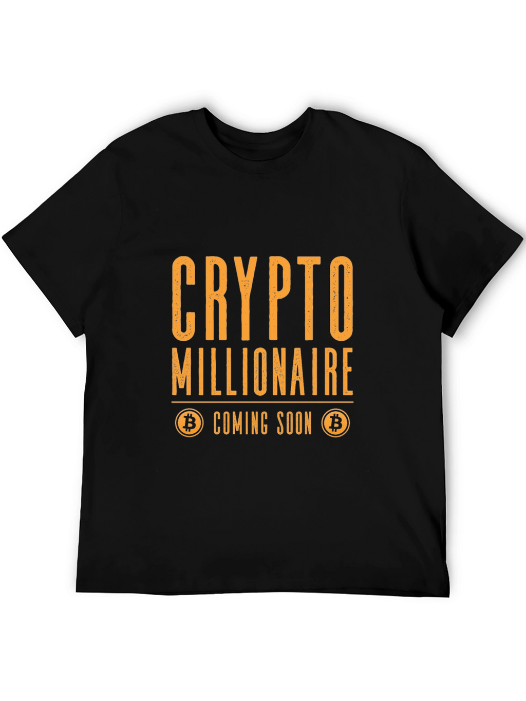 Crypto Millionaire Graphic T-Shirt - Bitcoin Enthusiast Tee
