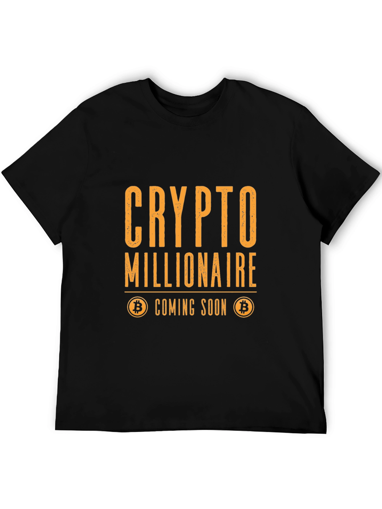 Crypto Millionaire Graphic T-Shirt - Bitcoin Enthusiast Tee