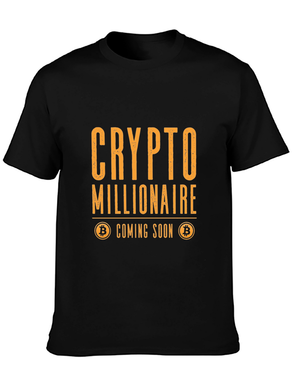 Crypto Millionaire Graphic T-Shirt - Bitcoin Enthusiast Tee