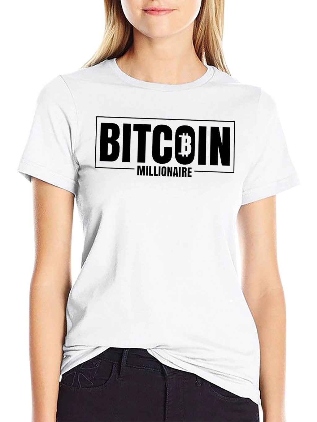 Bitcoin Millionaire Black T-Shirt Crypto Investor