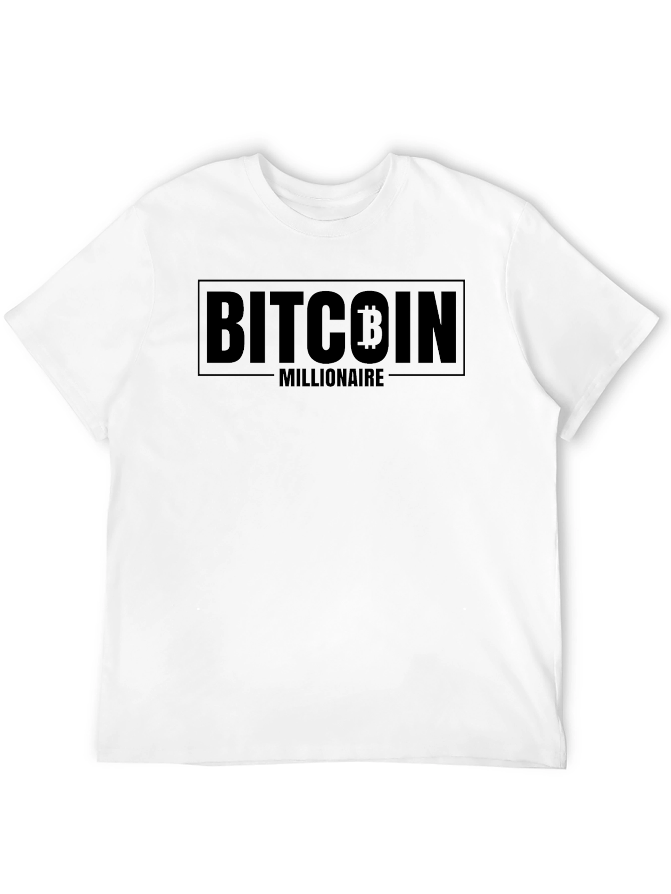 Bitcoin Millionaire Black T-Shirt Crypto Investor
