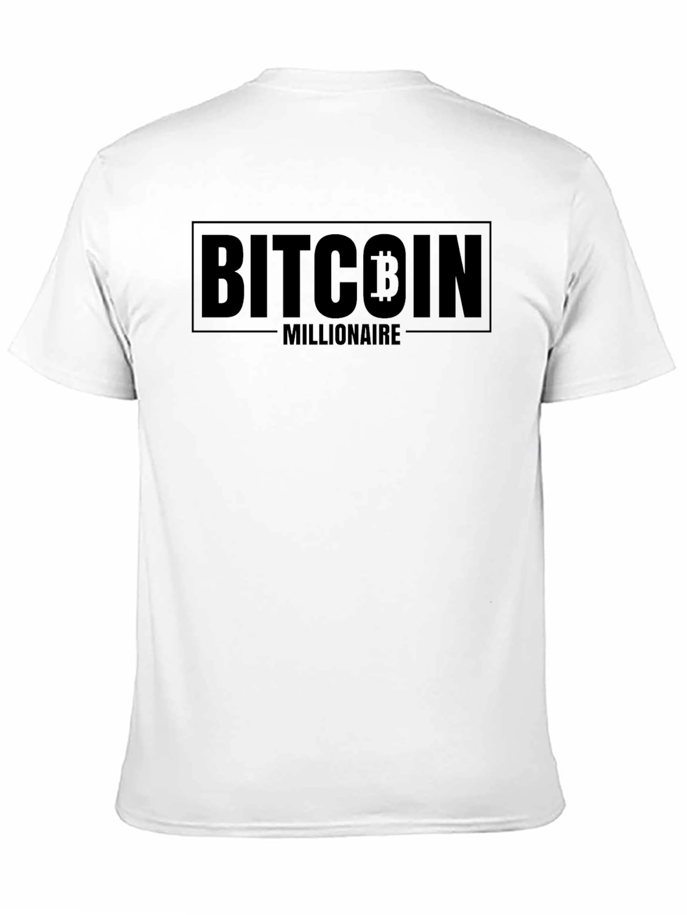 Bitcoin Millionaire Black T-Shirt Crypto Investor
