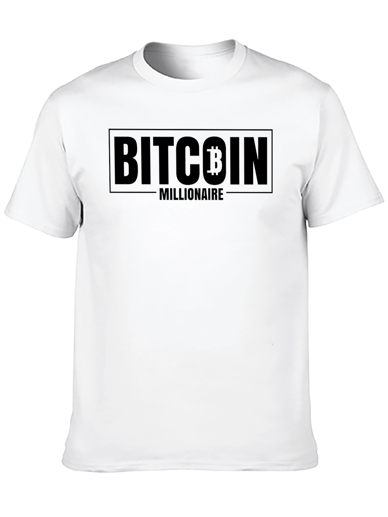 Bitcoin Millionaire Black T-Shirt Crypto Investor