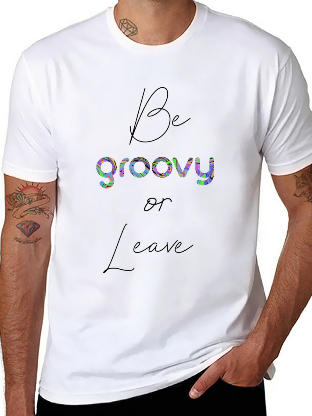 Groovy Graphic Tee - Retro Style