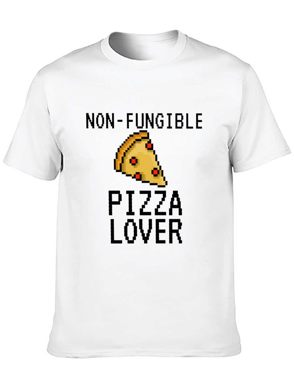 Non-Fungible Pizza Lover Black T-Shirt