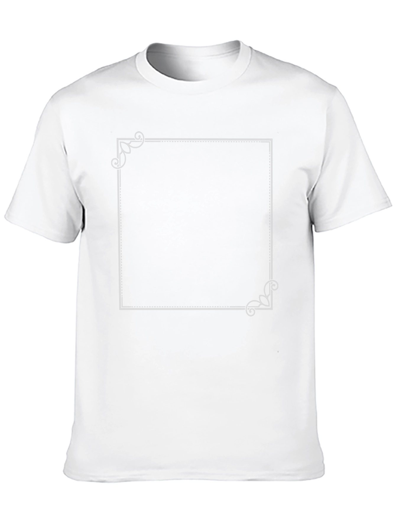 Elegant Framed Black T-Shirt