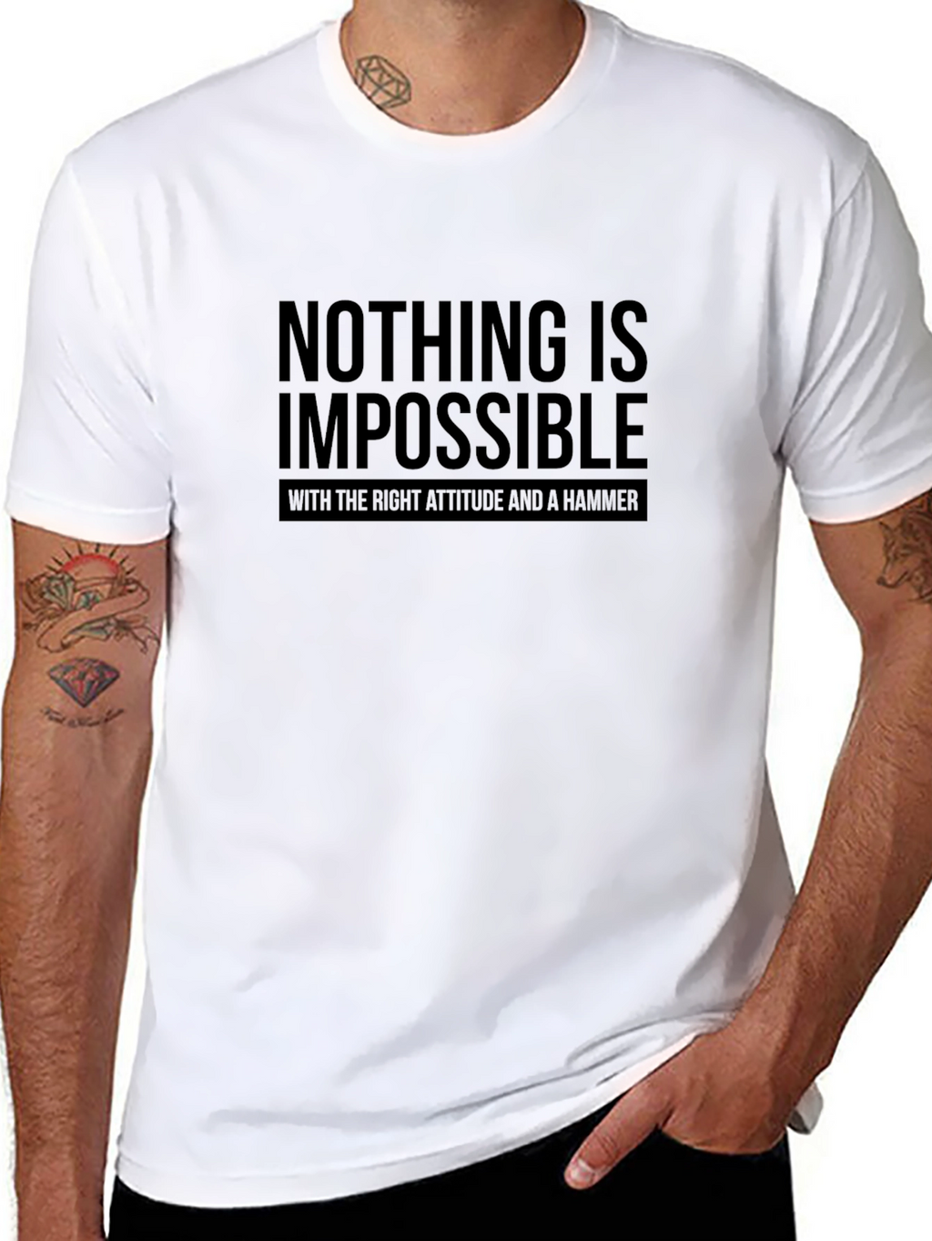 Nothing Is Impossible T-Shirt - Attitude & Hammer