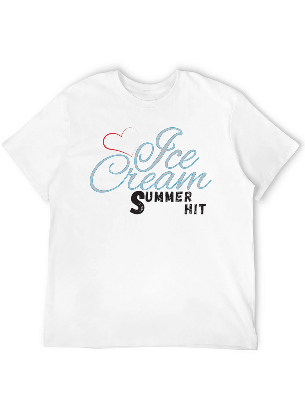 Ice Cream Summer Hit Graphic T-Shirt